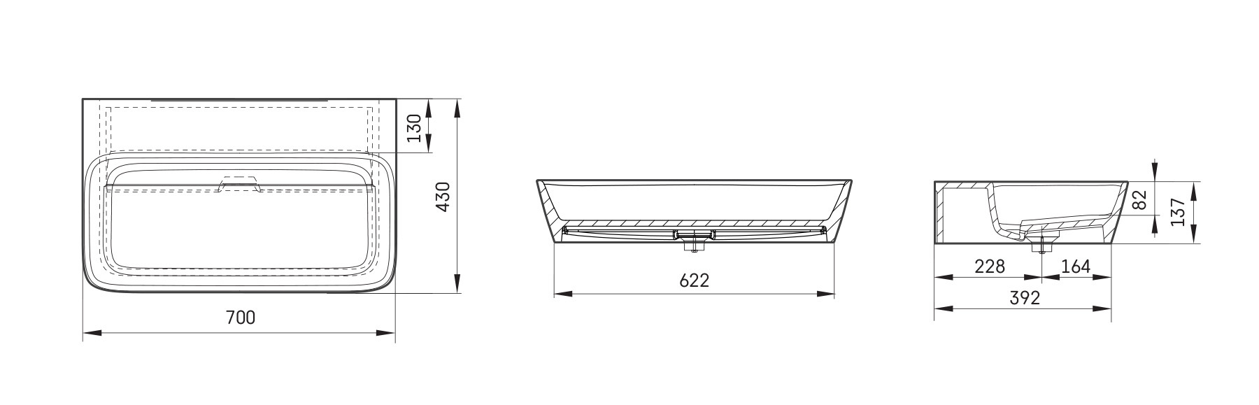 Quadro Graphite rasējums