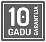 PAA 10 gadu garantijas zīme pelēka